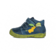 D-D.step kék-zöld két tépőzáras fiú cipő állat mintával