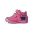 D.D.step rózsaszín két tépőzáras lány cipő muffin mintával