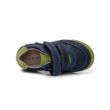 D.D.step kék-zöld két tépőzáras fiú bór cipő