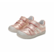 Kép 1/6 - D.D.Step csillogó rózsaszín két tépőzáras  Kislány cipő csillogó kövekkel