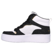 Kép 2/5 - Skechers - fekete fehér COURT HIGH / SHINE KICKS - Magasszárú Fiú utcai cipő #310192L-WBK
