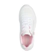 Kép 2/5 - SKECHERS LÁNY Uno Lite - Easy Zip fehér cipő, nagyon csajos kényelmes #310387L WHT