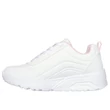 Kép 4/5 - SKECHERS LÁNY Uno Lite - Easy Zip fehér cipő, nagyon csajos kényelmes #310387L WHT