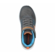 Kép 2/3 - Skechers fiú Texlor,szürke-narancs-kék sport cipő 403770L GYBL,  mosogépbe mosható