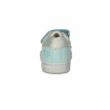 Ponte20 Szupinált kék (világoskék) kislány cipő,Tépőzárral szabályozható, kívül-belül bőr gyerekcipő virág mintával  DA03-1-295