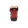 Ponte20 Szupinált bordo piros Tépőzárral szabályozható, téli gyerekcipő kívül bőrből, belül bunda béléssel DA03-1-589 kislány bokacipő