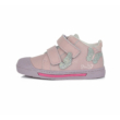 Kép 2/6 - Ponte20 Szupinált rózsaszín szürke Lány bokacipő, pillangó mintával, Megerősített kéreg, a stabil boka tartáshoz | Extra cipőorr és lábujj védelem DA03-1-872A