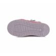 Kép 6/6 - Ponte20 Szupinált rózsaszín szürke Lány bokacipő, pillangó mintával, Megerősített kéreg, a stabil boka tartáshoz | Extra cipőorr és lábujj védelem DA03-1-872A