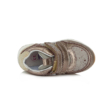 Ponte20 Szupinált kislány cipő óarany-bézs két tépőzáras nagyon kényelmes  ,keskeny és normál lábra is jó