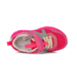 D.D.Step Lány "világító" sportcipő, rózsaszín pink ,két tépőzárral állítható, vízlepergető F61-921E