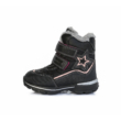 Kép 2/3 - D.D.Step AQUA-TEX ,Vízálló cipő  fekete-púderrózsaszín Kívül bőrből+textilből - belül bunda béléssel
