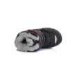 Kép 3/3 - D.D.Step AQUA-TEX ,Vízálló cipő  fekete-púderrózsaszín Kívül bőrből+textilből - belül bunda béléssel