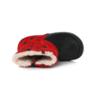 Kép 5/6 - D.D.Step fekete piros Kislány Bélelt téli csizma cuki KATICA mintával #W071-369B