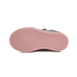 D.D.Step Szürke rózsaszín ,, nyuszi mintával Kislány cipő S049-468A