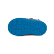 D.D.Step Kisfiú "első lépés"szürke kék  bokacipő Tépőzárral szabályozható, kívül-belül bőr gyerekcipő kaméleon mintával S066-933