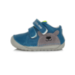 D.D.Step Kék Kisfiú "Barefoot" bokacipő maci mintával #S070-371