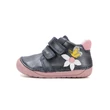 Kép 3/8 - D.D.Step kék Kislány Barefoot Zárt cipő virággal #S070-52656A