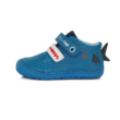 D.D.Step kék , cápa mintával Kisfiú "Barefoot" cipő S073-223A