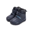 Kép 1/7 - D.D.Step kék Kisfiú Barefoot Bélelt bokacipő minta nélküll #W073-42814A