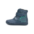 Kép 2/7 - D.D.Step kék  Kisfiú Bélelt csizma dínóval #W078-52785B