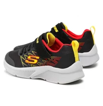 SportCipő SKECHERS Texlor fekete-piros-sárga tépőzárral állítható 403770L/BKRD Black/Red , mosogépbe mosható SportCipő SKECHERS Texlor fekete-piros-sárga tépőzárral állítható 403770L/BKRD Black/Red , mosogépbe mosható