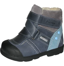 Szamos szupinált kék-szürke egy tépőzáras fiú texes téli vízálló bakancs 