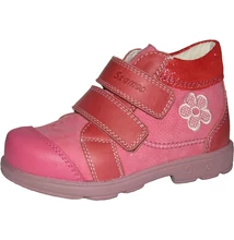 Szamos szupinált coral-rózsaszín lány cipő virággal az oldalán