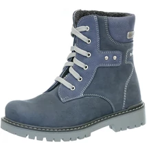 Szamos kék magas szárú fúzős ,texes,vízálló,téli,bélelt lány bakancs