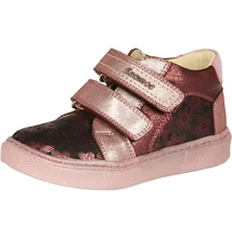 Szamos FORMATALPAS bordó  , virág mintával , igazi nagylányos cipő #1668-50124