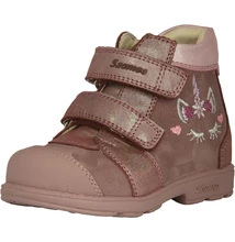 Szamos szupinált bordó lány vízlepergető magasszárú cipő Unikornissal #1791-40749