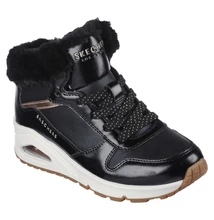 Skechers fekete téli Uno - Fall Air női , kamasz lány bakancs  #310539L BBK