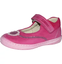Szamos pink-ezüst lány balerina  szandálcipő csillogó virággal,.keskeny lábra Szamos pink-ezüst lány balerina  szandálcipő csillogó virággal,.keskeny lábra
