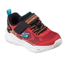 Skechers piros fekete világító sportcipő fiú #401490RDBK