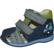 SZAMOS KÉK, ZÁRT ORRÚ FIÚ SZANDÁL KISAUTÓVAL #4399-20503