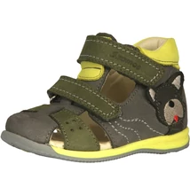 Szamos szürke okker fiú zárt orrú szandál kutyával #4415-20461