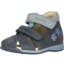 Szamos kék Kisfiú zárt orrú Szandál cica- kutya tappanccsal #4432-10493