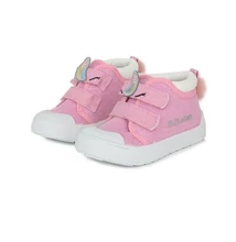 D.D.Step halvány Rózsaszín , unikornis mintával Kislány vászoncipő CSG-93