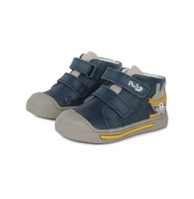 Ponte20 Szupinált kisfiú bokacipő, kék , nyuszi mintával #DA03-1-351A