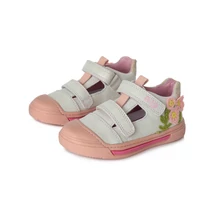 Ponte20 Szupinált fehér rózsaszín kislány nyitott bokacipő,Megerősített kéreg, a stabil boka tartáshoz | Extra cipőorr és lábujj védelem , virág mintával DA03-1-961 Ponte20 Szupinált fehér rózsaszín kislány nyitott bokacipő,Megerősített kéreg, a stabil boka tartáshoz | Extra cipőorr és lábujj védelem , virág mintával DA03-1-961