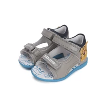 D.D.STEP SZÜRKE KISFIÚ KÉT TÉPŐZÁRAS SZANDÁL OROSZLÁNNAL #G075-41624A