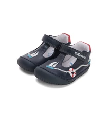 D.D.Step Kék Kisfiú Barefoot Nyitott Szandálcipő hajóval#H070-51434