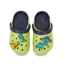 D.D.Step Kék Zöld Kisfiú Papucs Dínokkal #J091-41700A