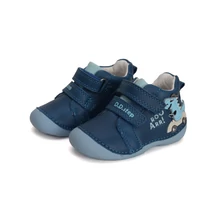 D.D.STEP KISFIÚ KÉK ELSŐ LÉPÉS ZÁRT CIPŐ DÍNOVAL #S015-41882A