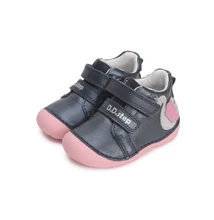 D.D.Step Kék Kislány Első lépés Zárt cipő Hattyuval #S015-42532