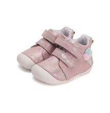 D.D.Step Rózsaszín Kislány Első lépés Zárt cipő pomponos fagyival #S015-51219B