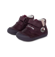 D.D.STEP Bordó KISLÁNY ELSŐ LÉPÉS ZÁRT CIPŐ NYUSZIVAL #s066-343b