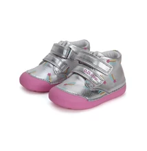 D.D.Step Ezüstb Kislány Első lépés Zárt cipő szivárvánnyal #S066-41803E