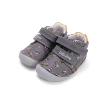 D.D.Step szürke Kisfiú Barefoot Zárt cipő Munkagépekkel  #S070-52480A