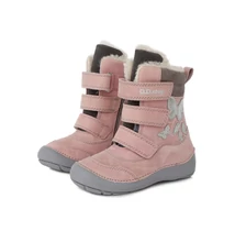 D.D.Step rózsaszín Kislány csizma pillangó mintával #W023-117B