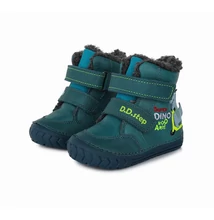 D.D.STEP KÉK KISFIÚ BÉLELT BOKACIPŐ DINÓ ROLLERREL #W029-394B